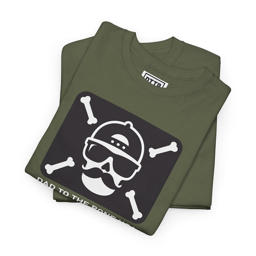 Thumbnail: dttbUSA Skull & Bones Heavy Cotton Tee
