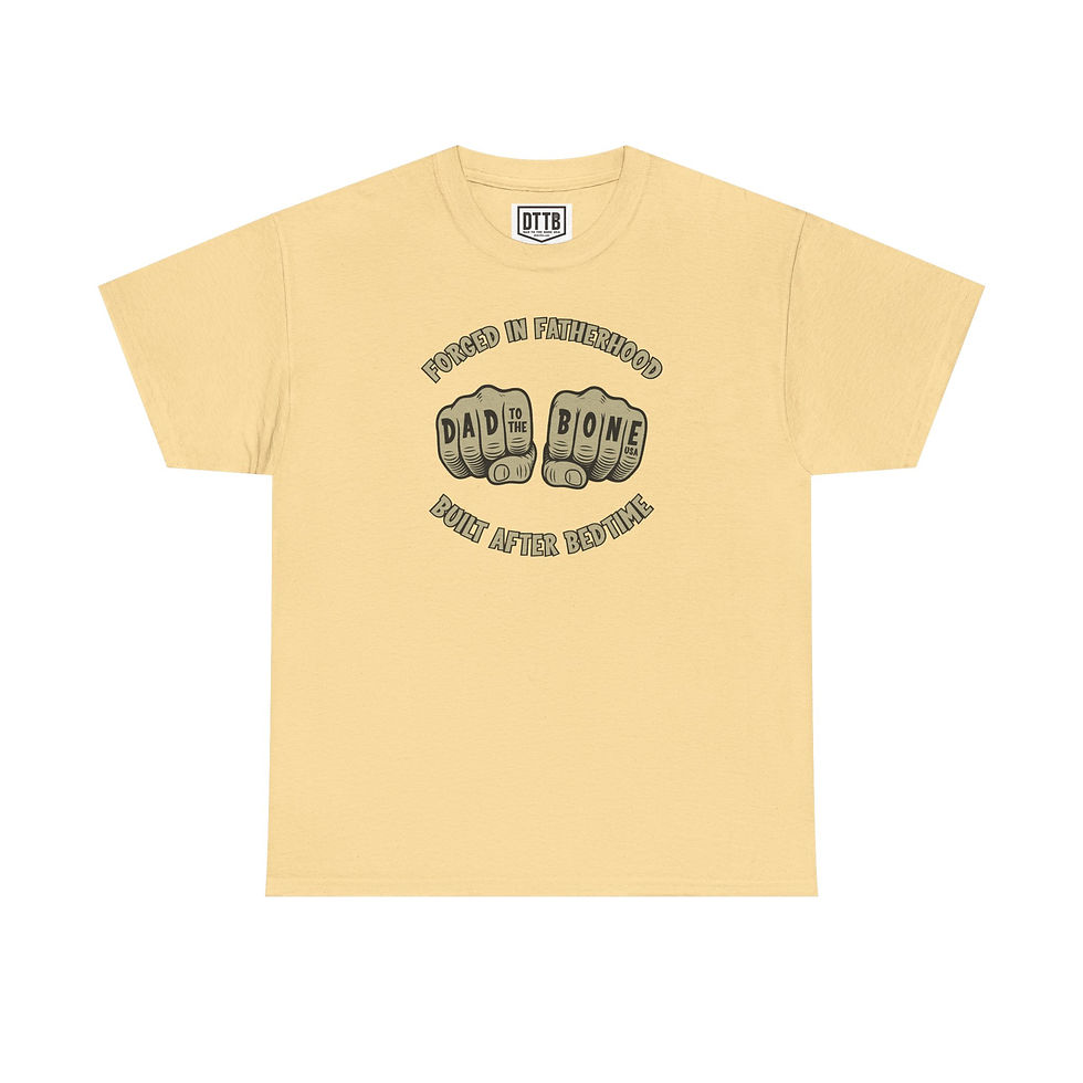 Thumbnail: Fists Of Fatherhood Heavy Cotton Tee