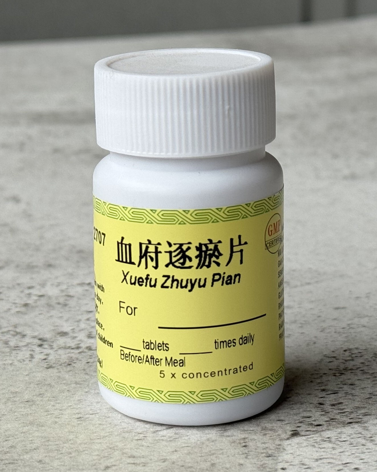 Xue Fu Zhu Yu Tablets