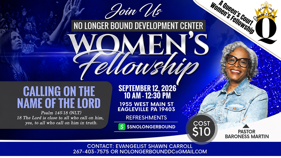 Women's Fellowship with No Longer Bound Development Center