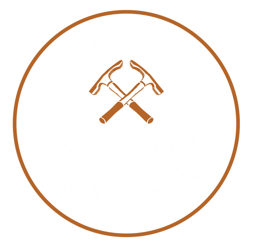 KDSW circular logo with crossed scutch hammers