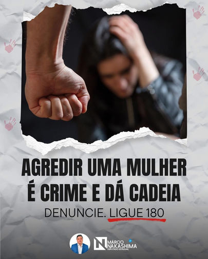 AGREDIR UMA MULHER É CRIME E DÁ CADEIA