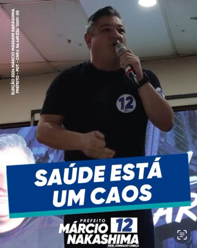 SAÚDE ESTÁ UM CAOS