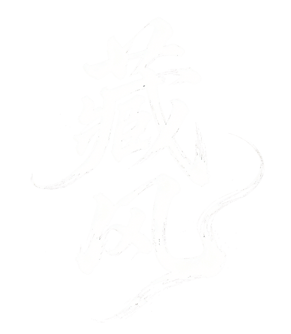 Chinese calligraphy representing the Feng Shui concept of sheltering qi