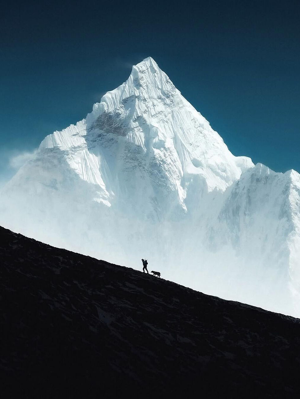 Mountain landscape representing cycles, change, and traditional Chinese ideas of balance