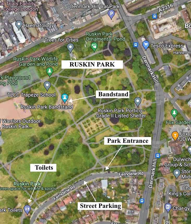 Ruskin Park Map 2