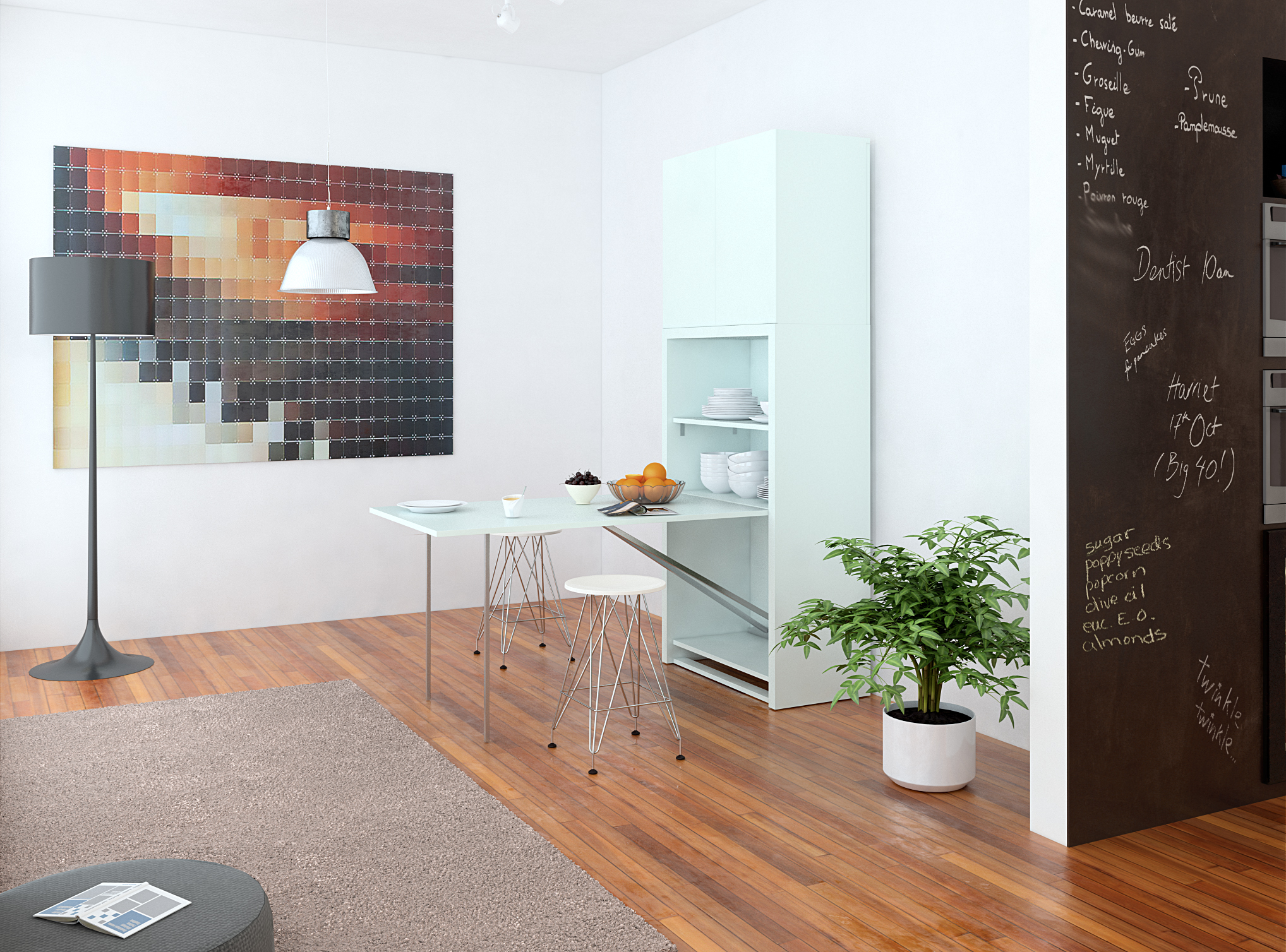MIA Kitchen unit with table
