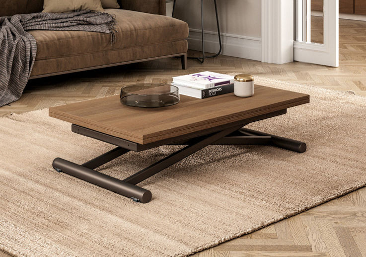 Foldable or extendable coffee tables for flexible use