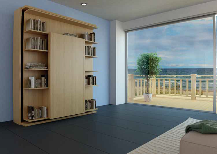 SmartBeds Matrimoniale Girevole Bookcase