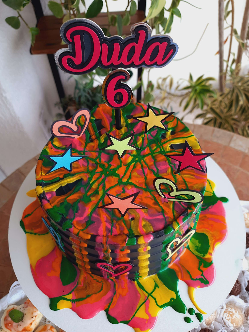 Miniatura: Kit Bolo Neon  &  50 docinhos 