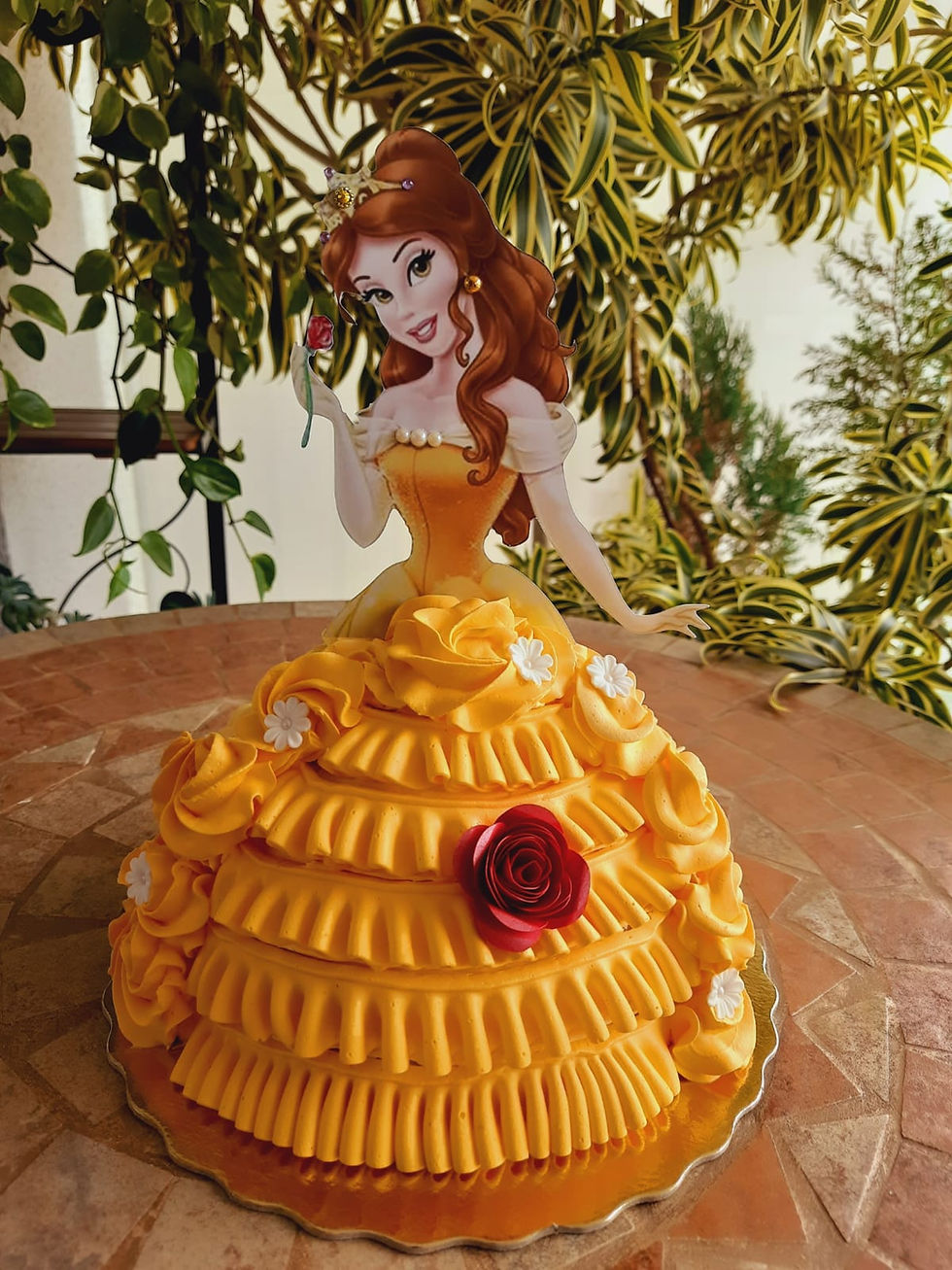 Miniatura:  Bolo Boneca Bela