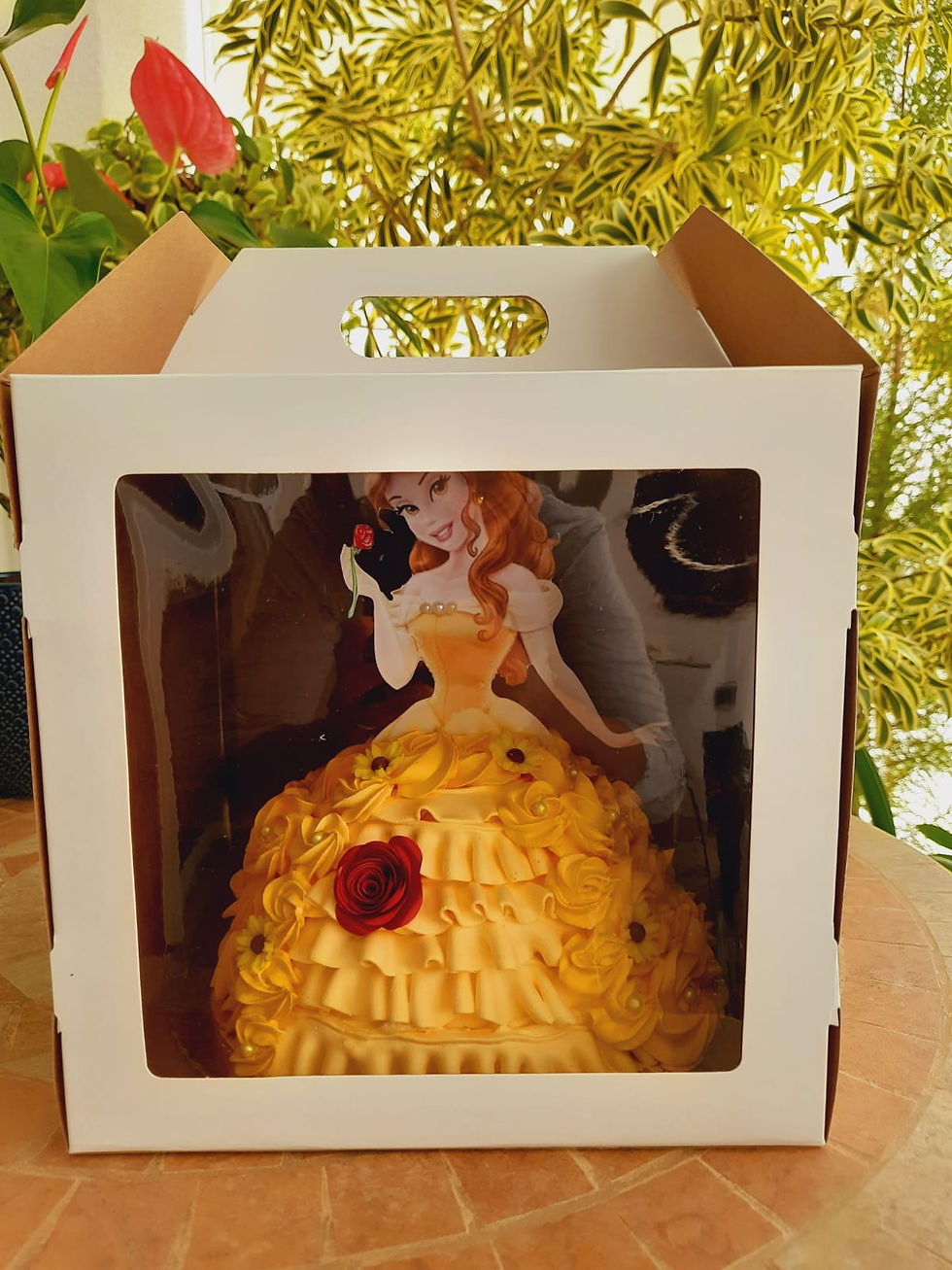 Miniatura:  Bolo Boneca Bela
