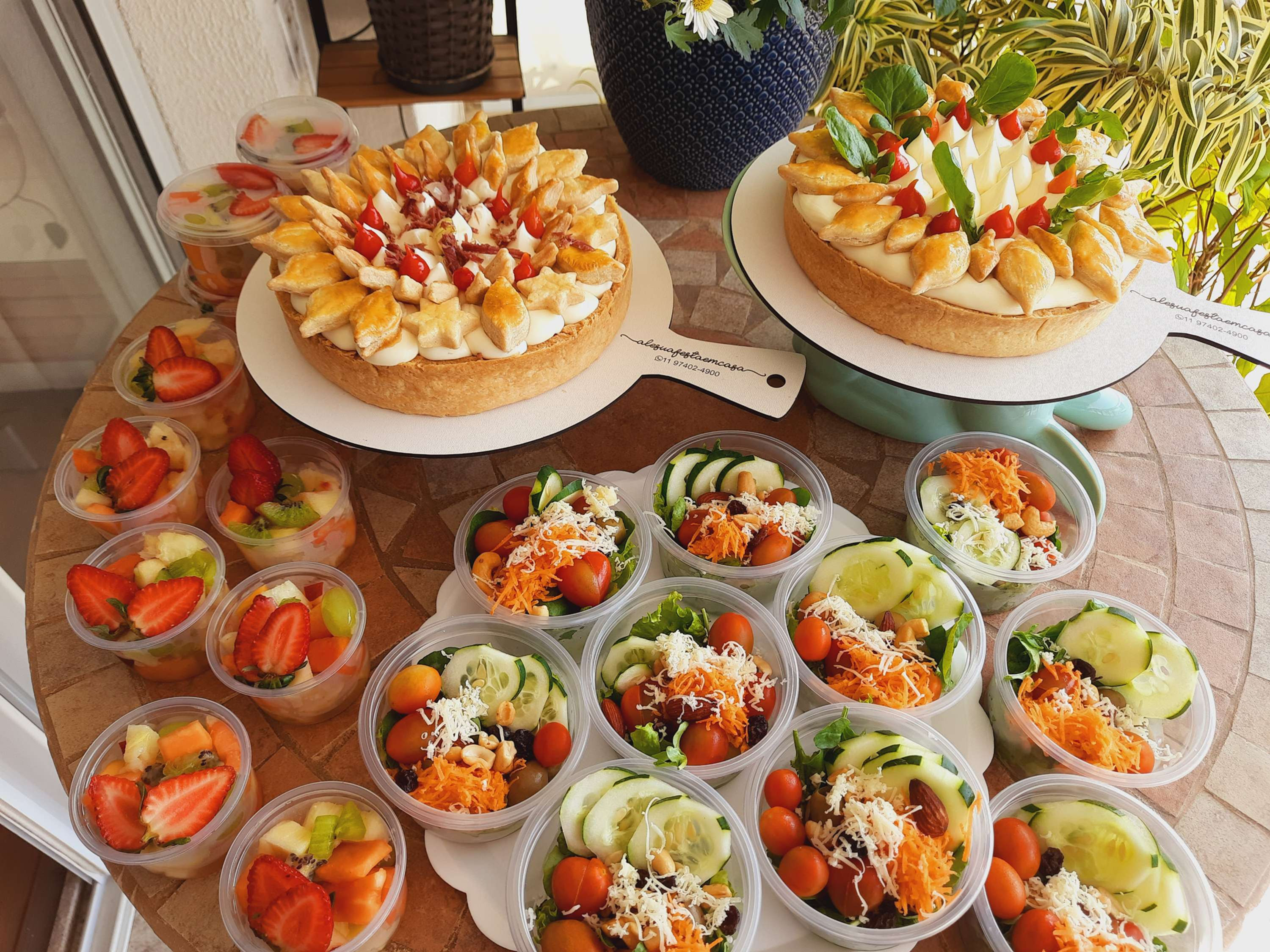 Kit Tortas & saladinhas