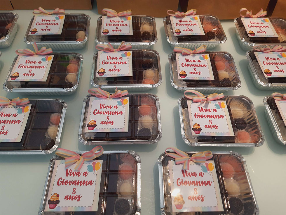 Miniatura: Kit Fatia de Bolo/suco/docinhos