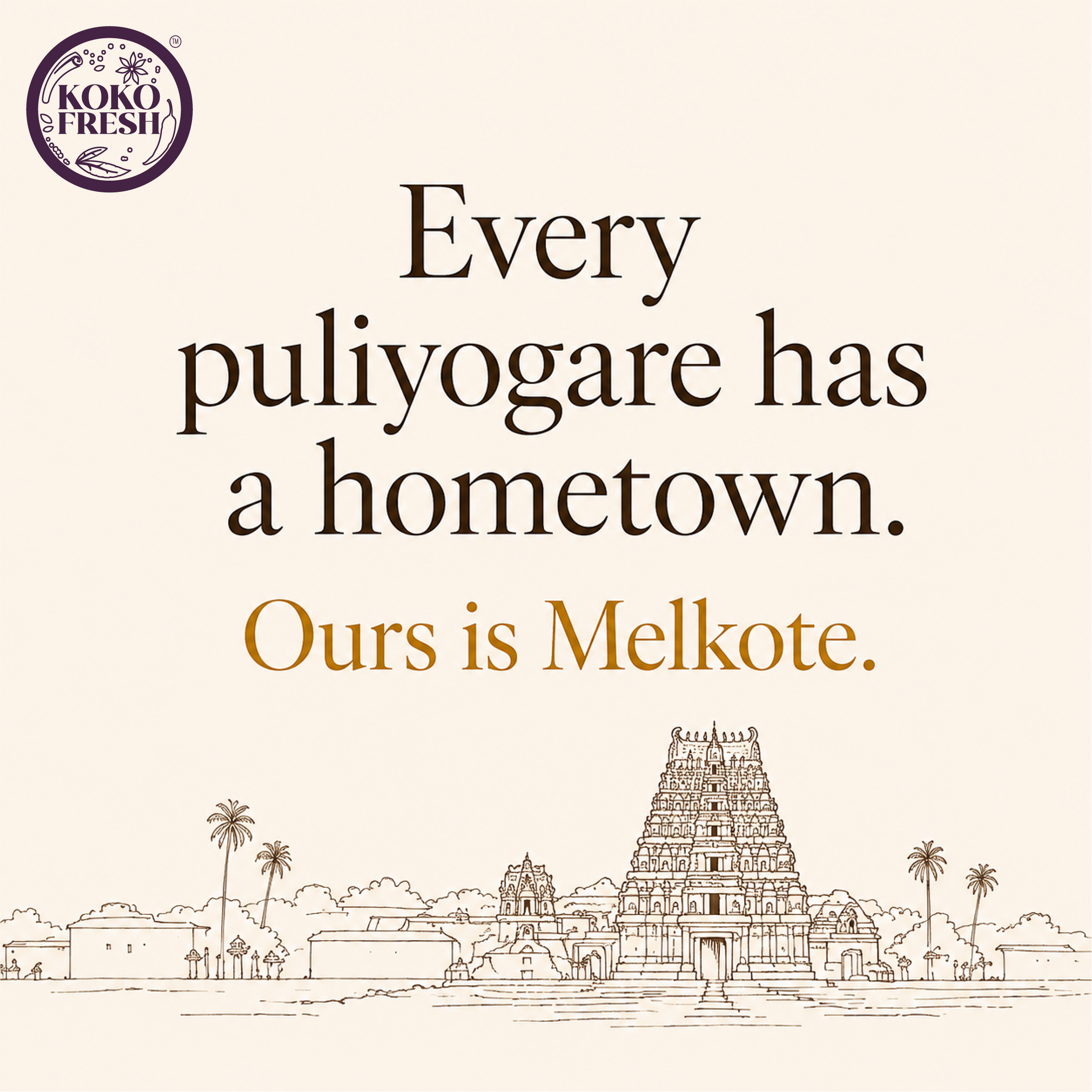 Famous Puliogare powder from Melkote town