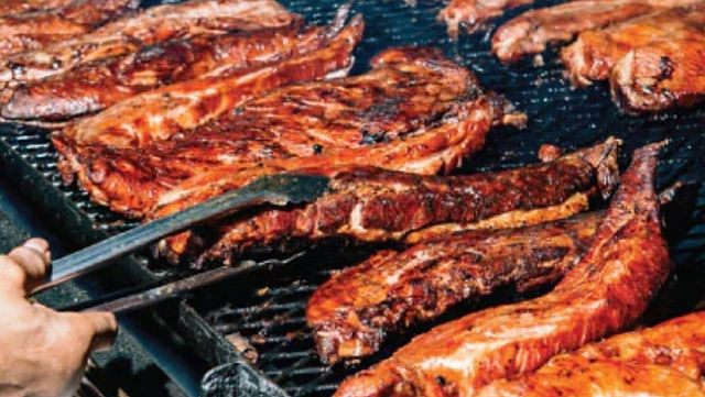 Barbecue au tonneau