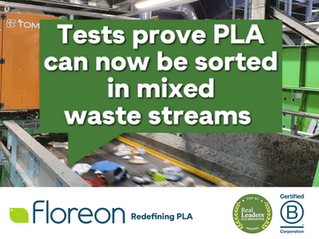 Sorting of PLA in mixed plastic recycling is NOW possible