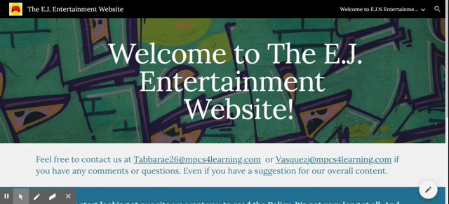 The E.J. Entertainment Website.gif