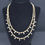 Thumbnail: Gold/Tan Multi-strand Necklace