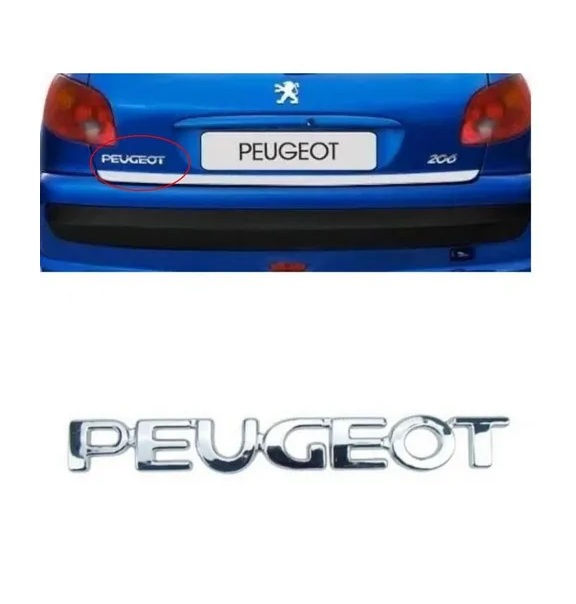 Miniatura: Emblema Posterior Letras Peugeot