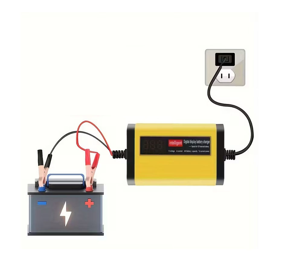 Miniatura: Cargador de Batería 12V / 2A – 3 Etapas – Pantalla LCD