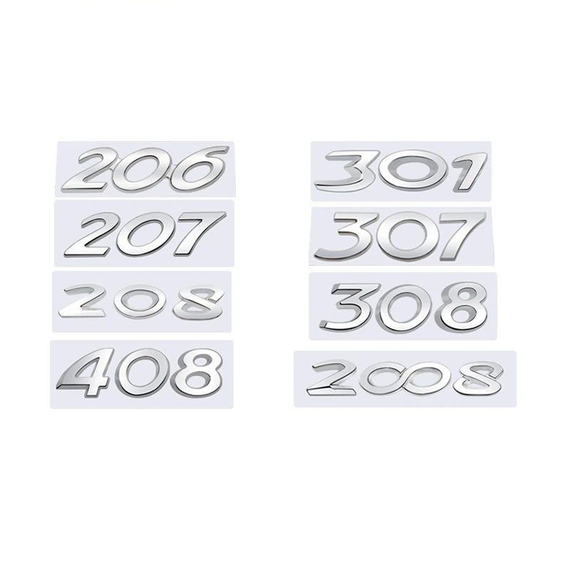 Miniatura: Emblema Posterior Números Peugeot