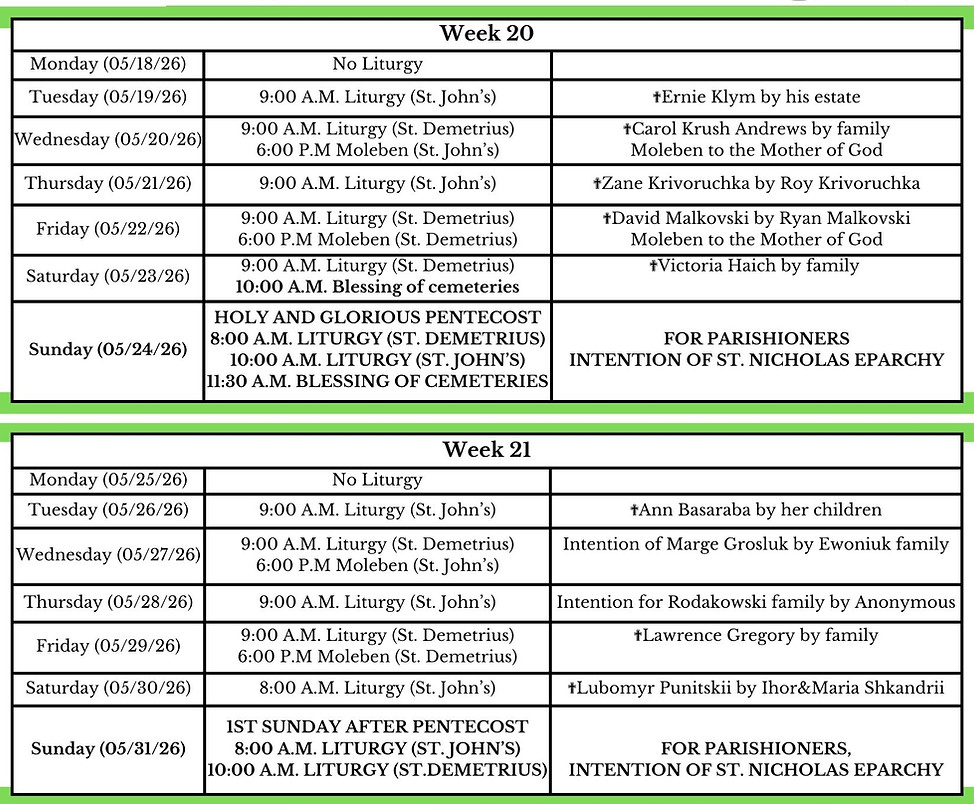 Church Bulletin, p.2 - May 17, 2026