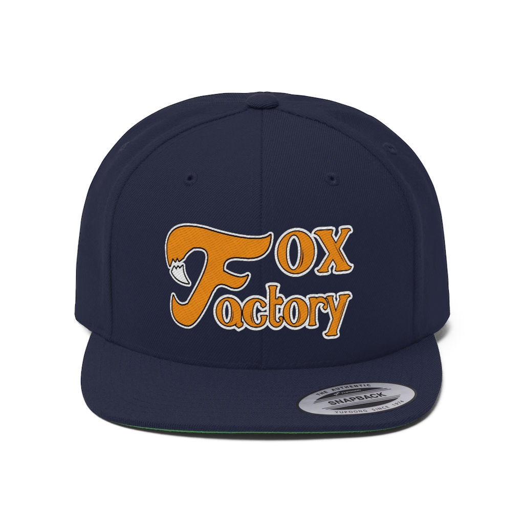 Unisex Flat Bill Hat
