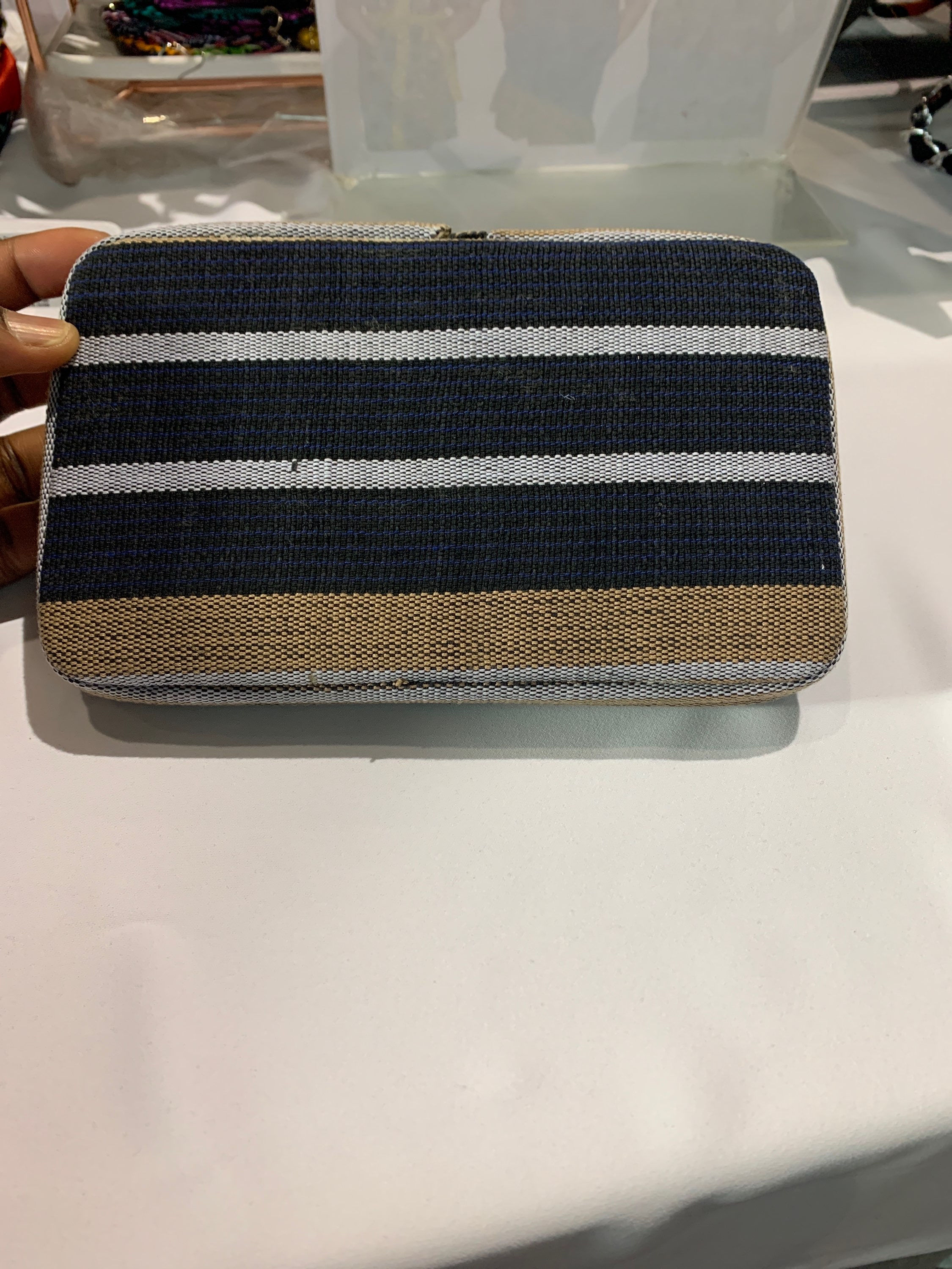 Demi Afrocentric Aso-Oke Wallet | African Heritage Wallet Canada