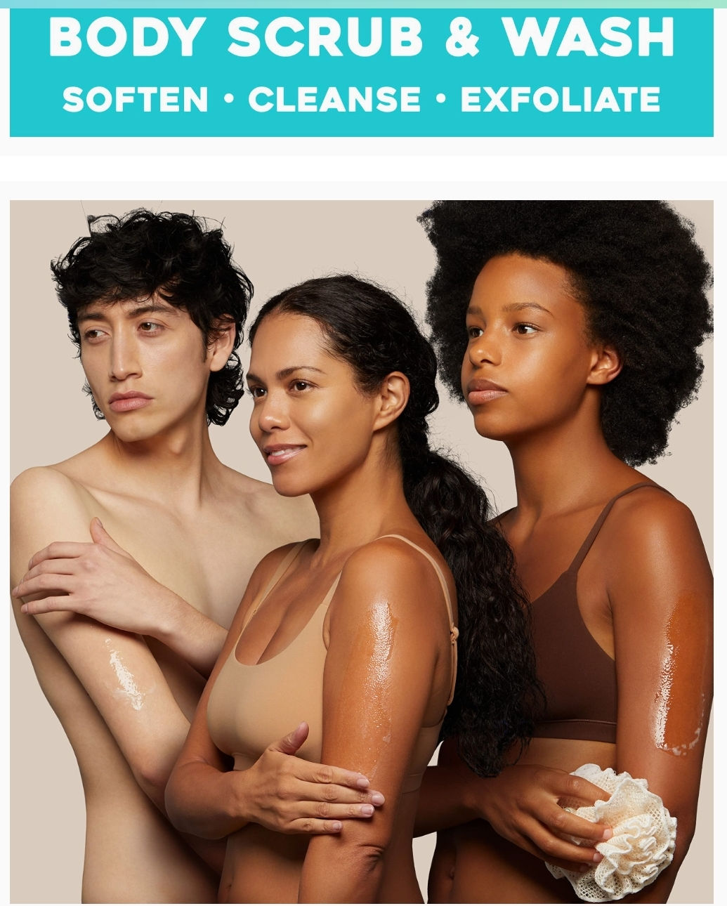 OGX Body Wash & Exfoliating Body Scrub