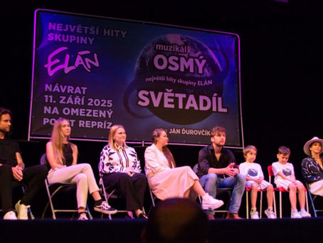 Muzikál OSMÝ SVĚTADÍL s hity skupiny Elán se vrací do Divadla Kalich