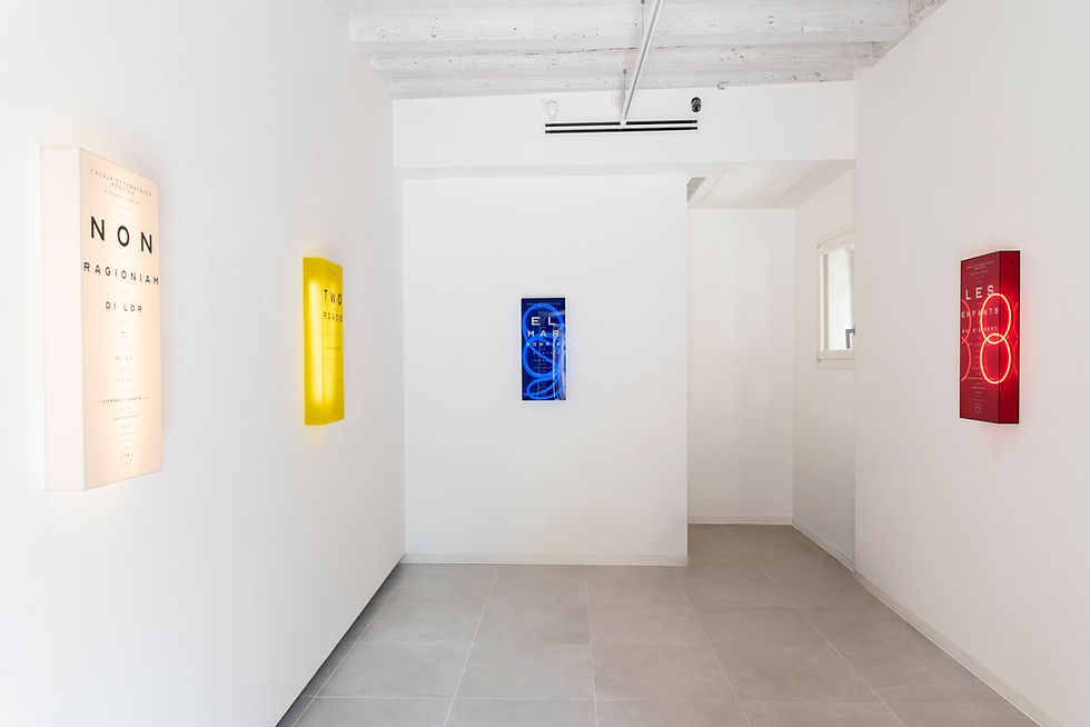 Alessandro D'Aquila, Before Language _ Prima del Linguaggio, installation view, Ph. Francesco Piva