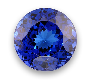 Tanzanite, round tanzanite