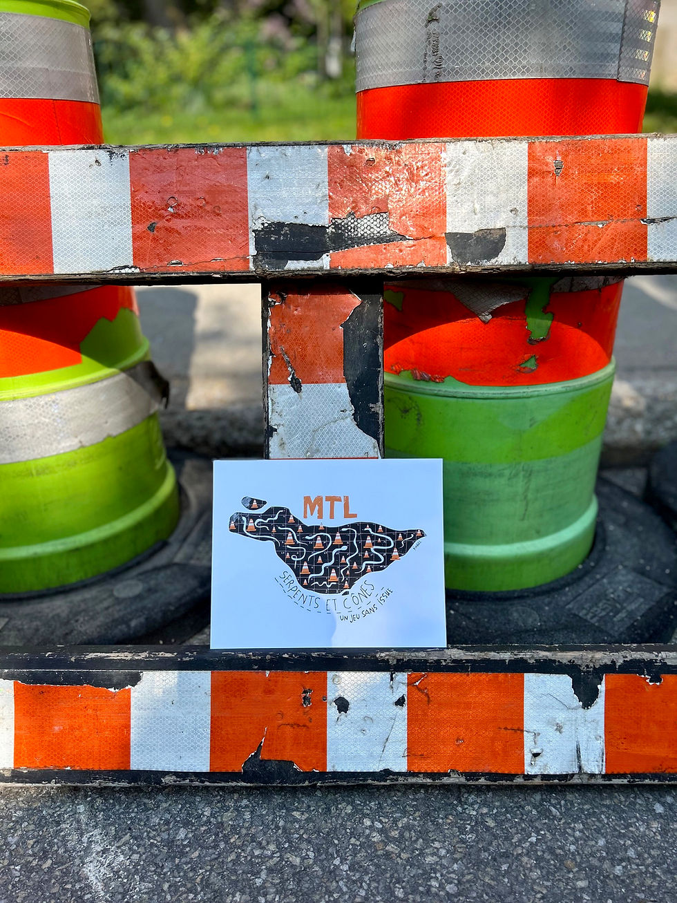 Orange Montréal - Affichettes