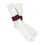 Thumbnail: Ribbed Natural - Bordeaux Stripe