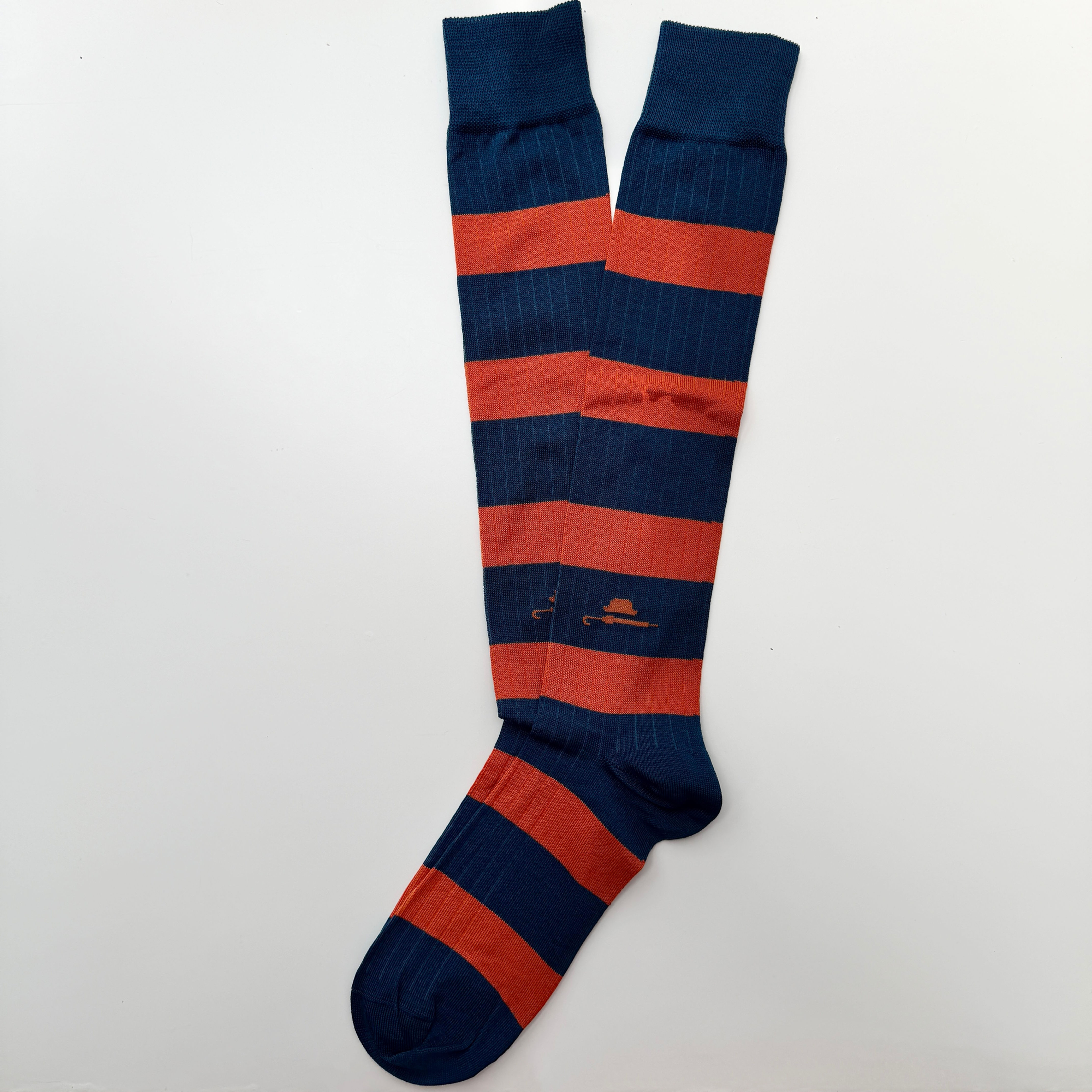 NEW Navy & Lobster Stripes
