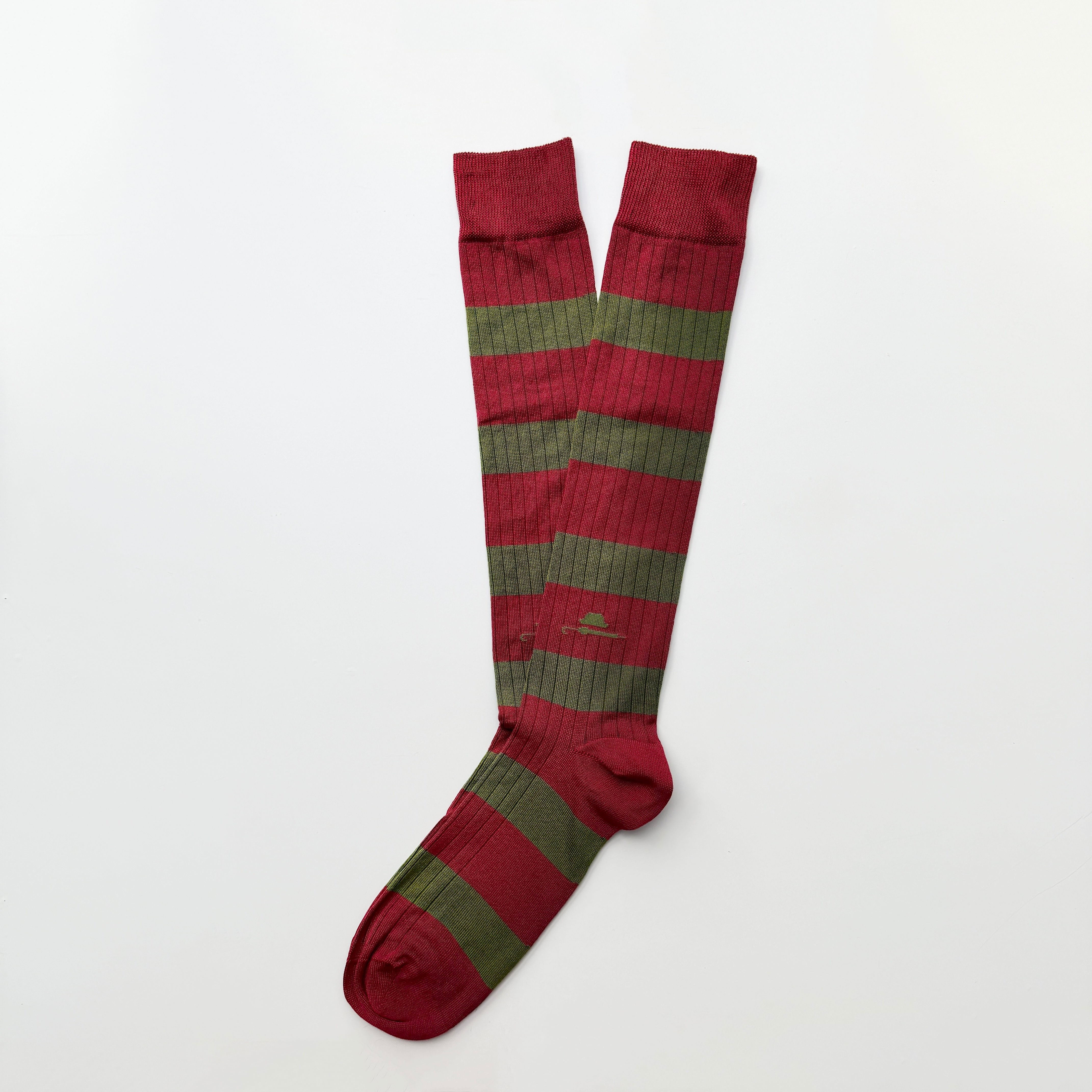 NEW Cherry & Olive Stripes