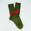 Miniatura: NEW B2B Military Green - Double Red Stripes