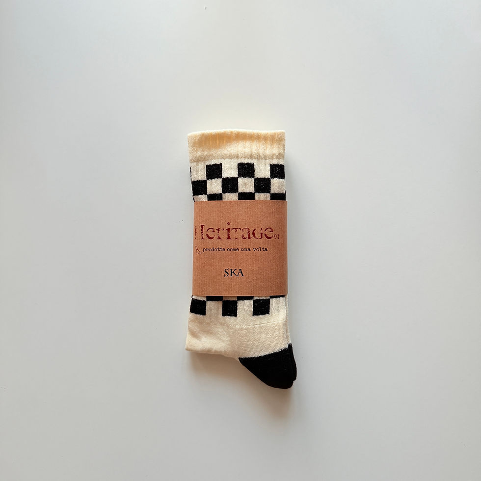 Miniatura: NEW B2B  Natural - Black Checks