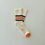 Thumbnail: Natural - Orange & Cobalt Stripes