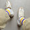 Miniatura: NEW B2B White - Yellow & Purple Stripes