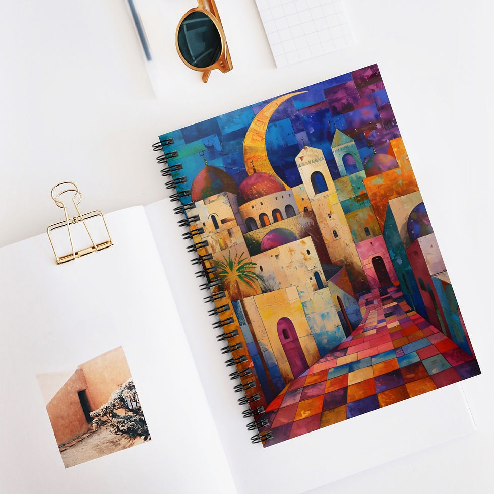 Thumbnail: Spiral Notebook - Village in the East - Ruled Line
