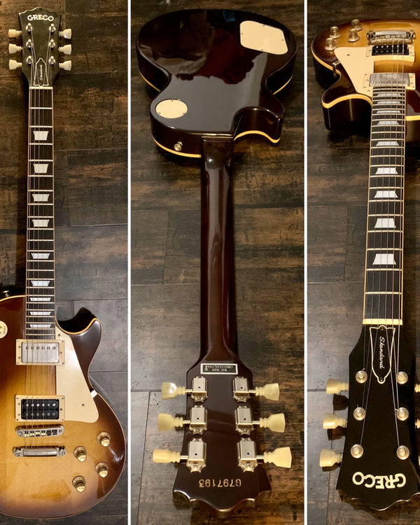 GRECO Les Paul Standard EG500 Tabacco 1979