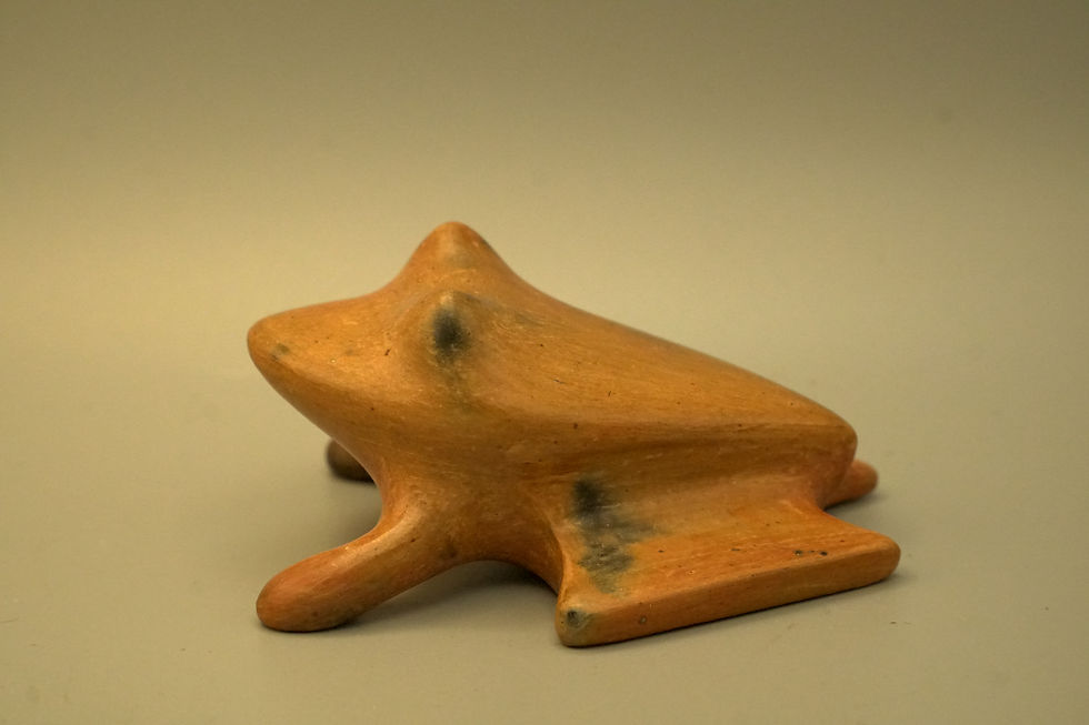 Thumbnail: Native American Handmade Pottery Frog- By Master Potter Shane Tucker
