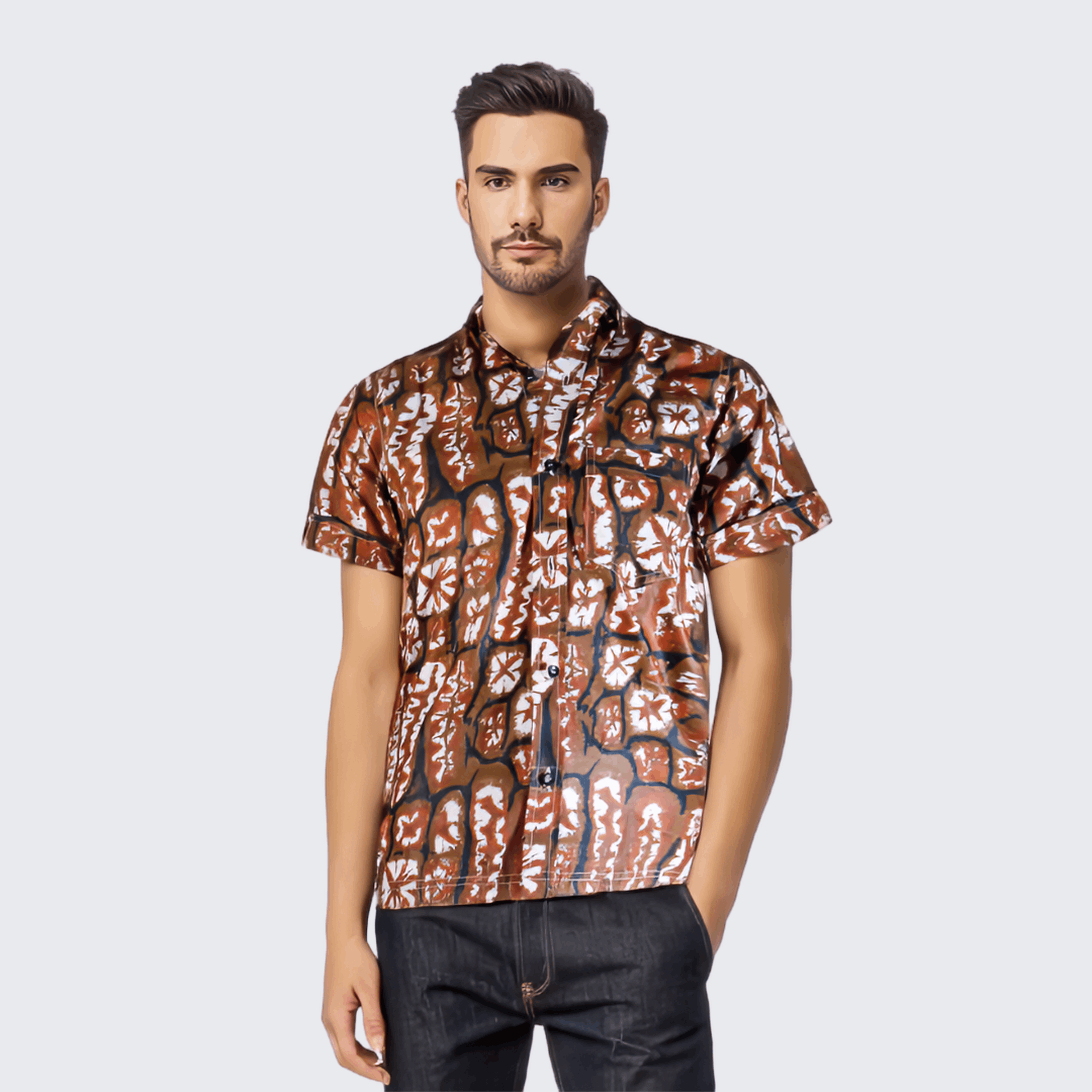 Men short sleeve shirt