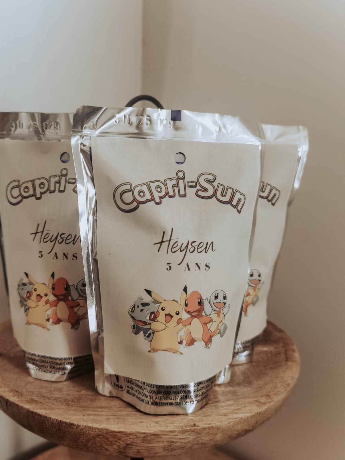 Etiquette pour caprisun/fruitshoot