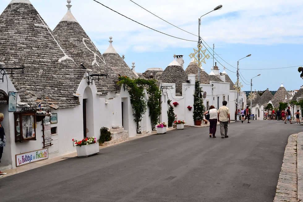 Unique Trulli buildings