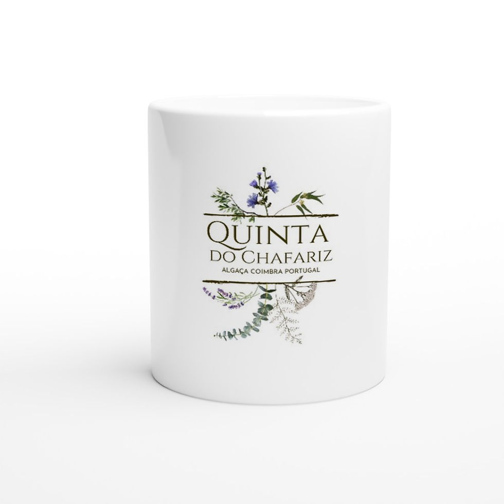 Mug Quinta do Chafariz Portugal en céramique blanche 325 ml