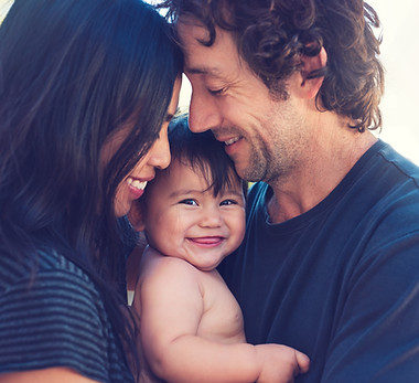 Familia con bebé