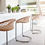 Miniatura: Tabouret tournant P47 TOY ROSE POUDRE